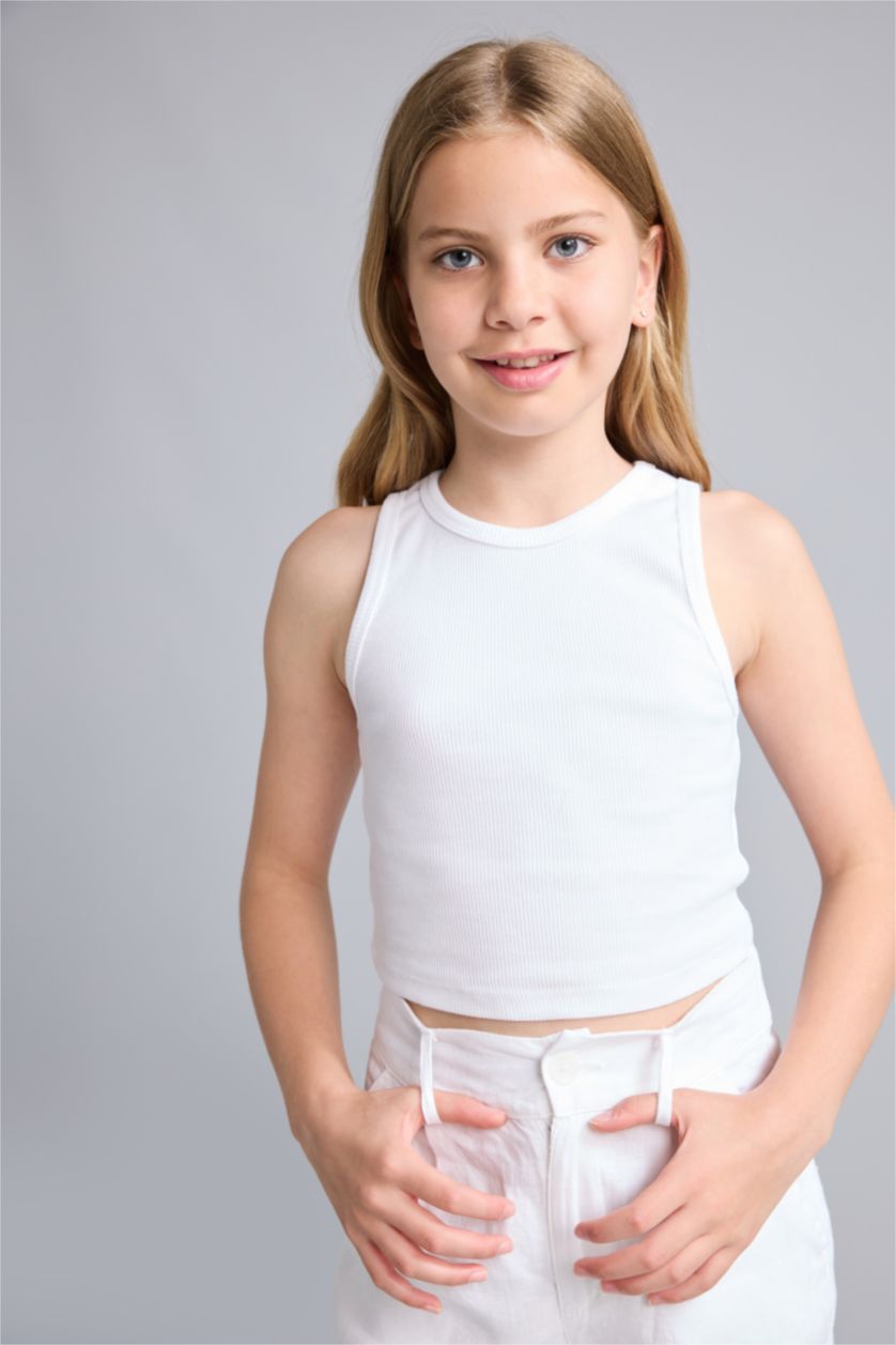 Young Girls - Teen Girls Violet Beyaz Girl 2 piece Ribana Tank Top