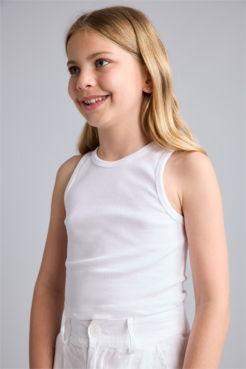 Young Girls - Teen Girls Violet Beyaz Girl 2 piece Ribana Tank Top