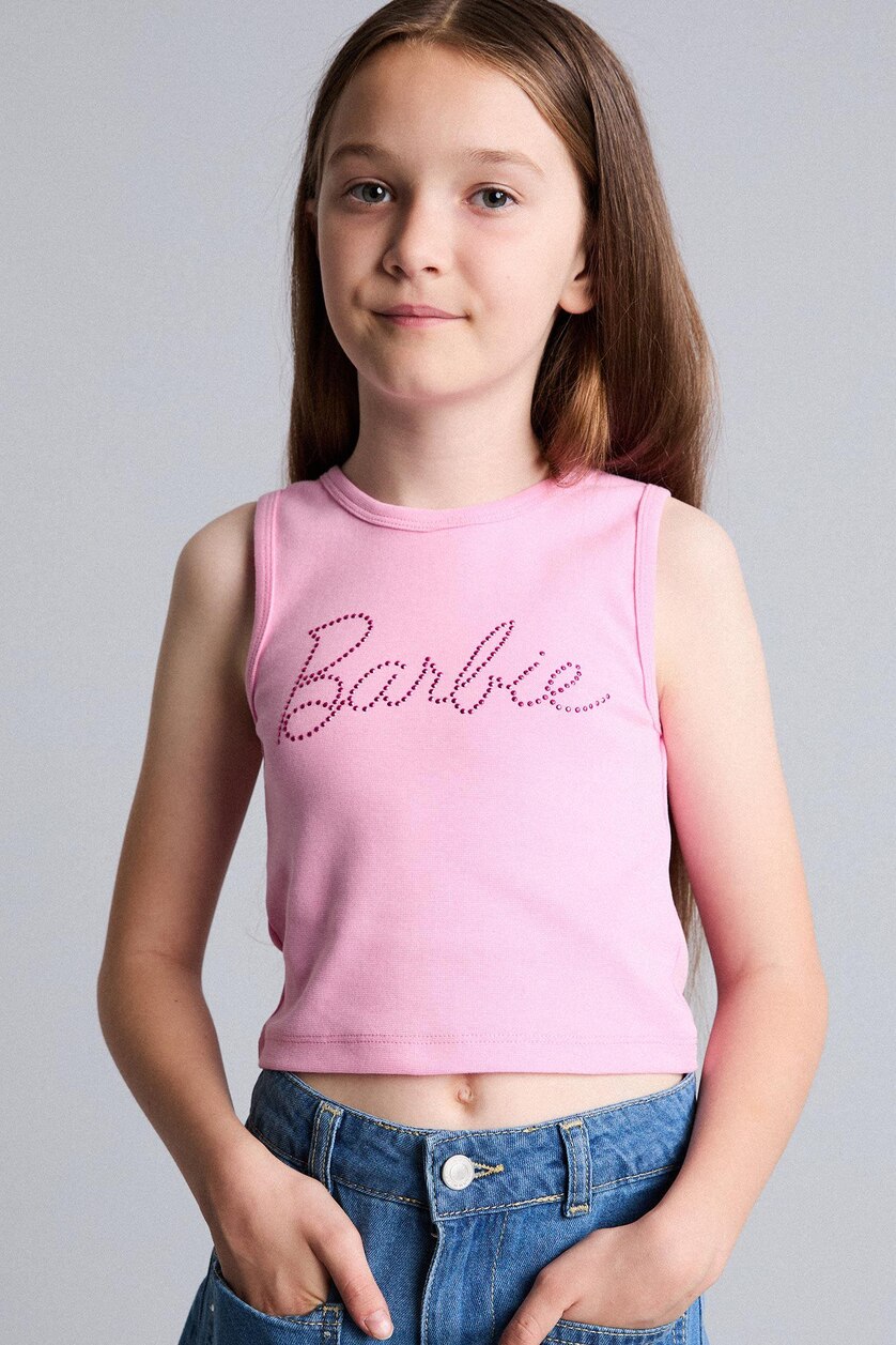 Kız Çocuk - Genç Kız Açık Pembe Barbie Atlet Kız Çocuk