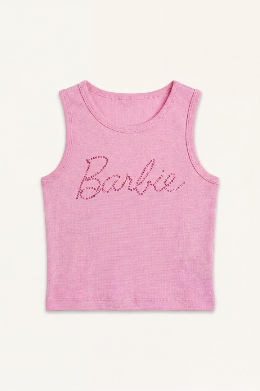 Kız Çocuk - Genç Kız Açık Pembe Barbie Atlet Kız Çocuk