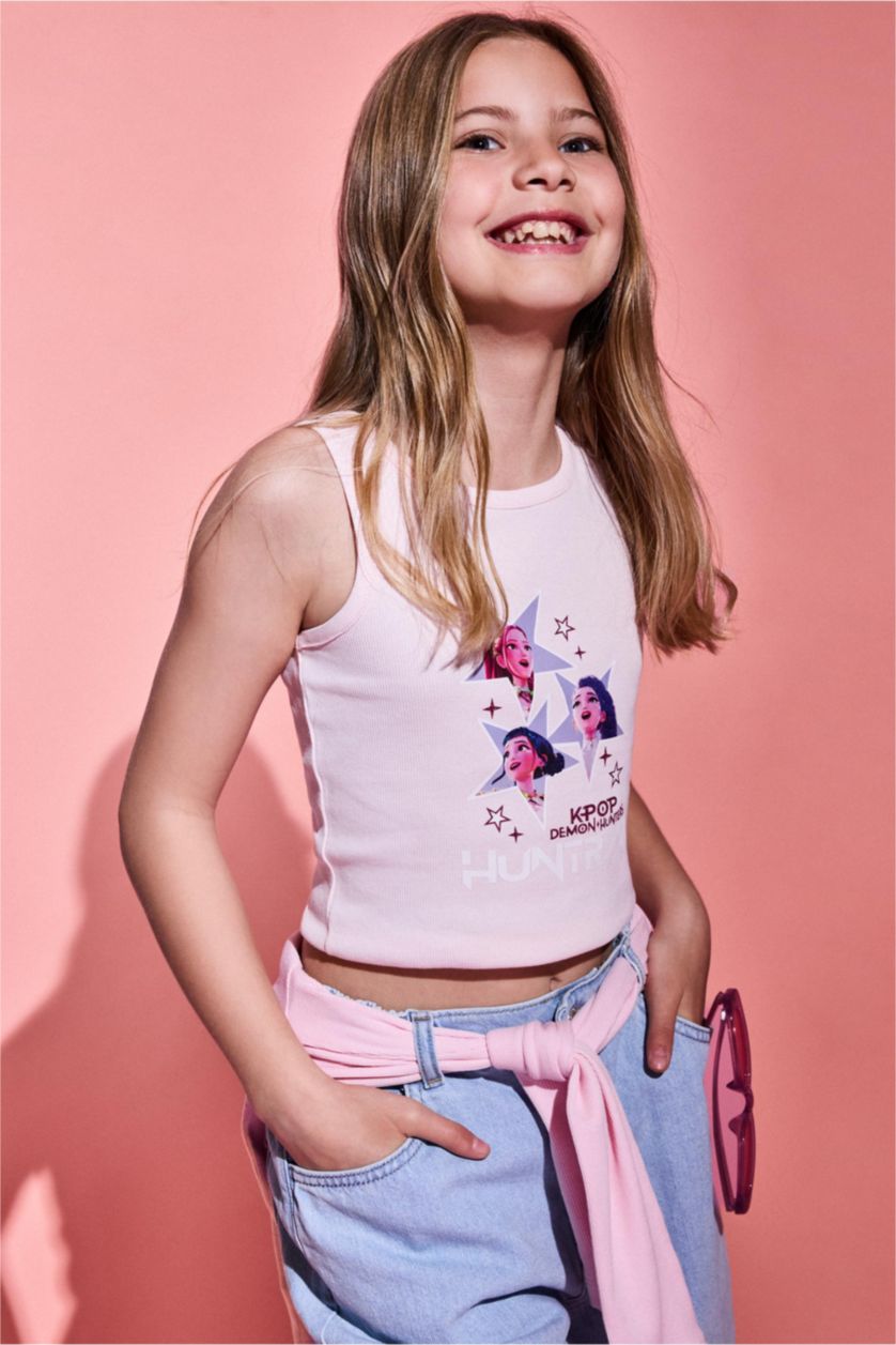 GIRLS & TEENS Light Pink Girl Tank Top