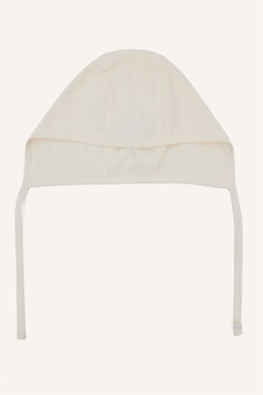 Baby Girls Ecru Baby Girl Cotton Hat