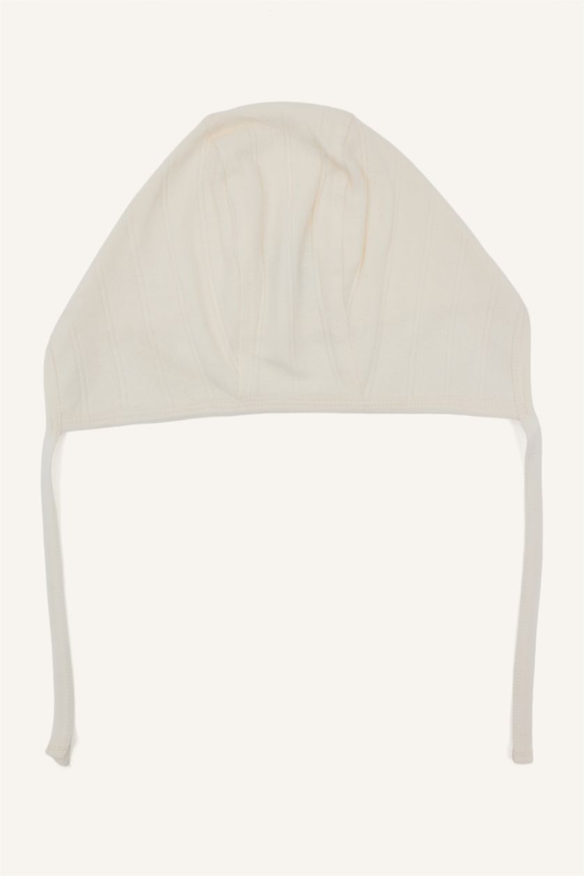 Baby Girls Ecru Baby Girl Cotton Hat