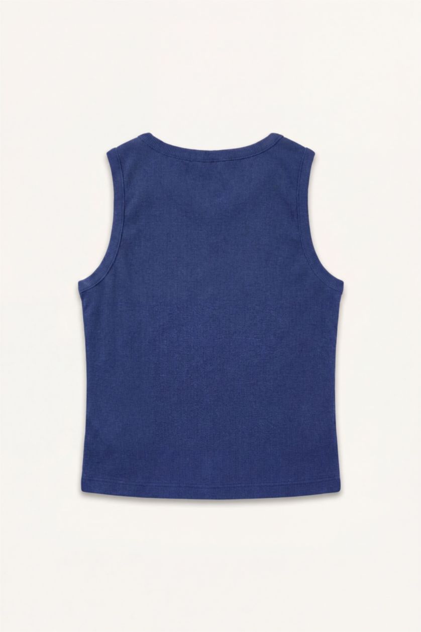 Young Girls - Teen Girls NAVY Girl Lilo & Stitch Licensed Ribana Tank Top