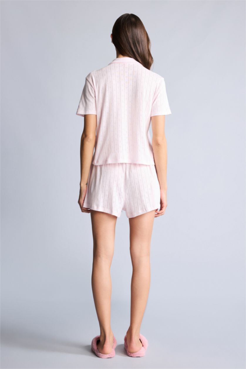 Kadın Açık Pembe 2'li Pijama Takım
