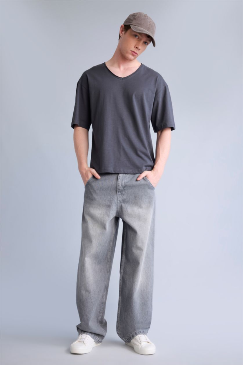 Men Grey Trousers