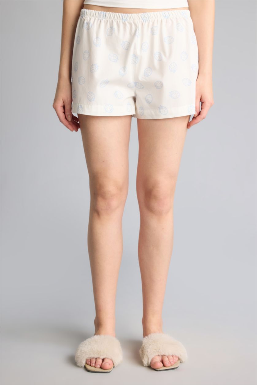 WOMAN Light Blue Regular Fit Bottom