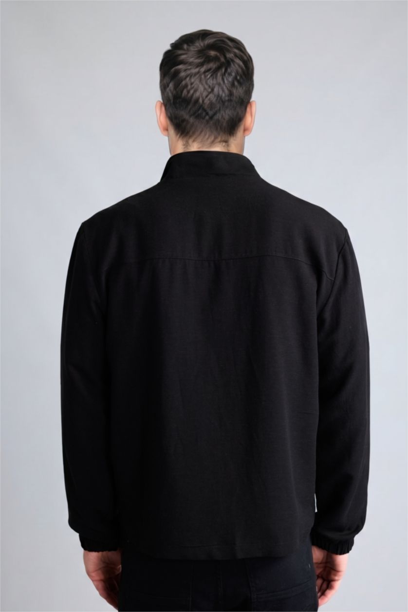 Men Black Puffer Jacket