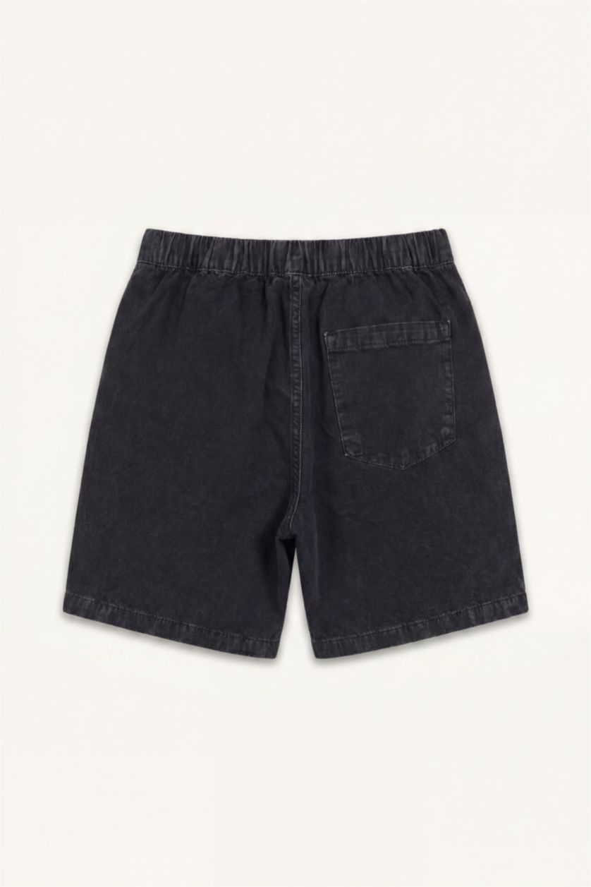 Men Black Relax Fit