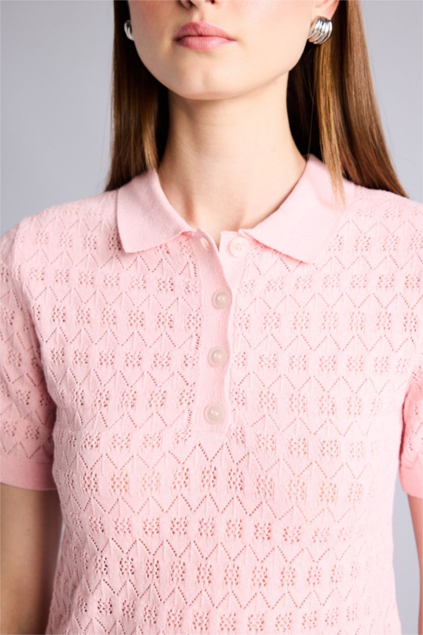 Women Pink Regular Fit Pullover