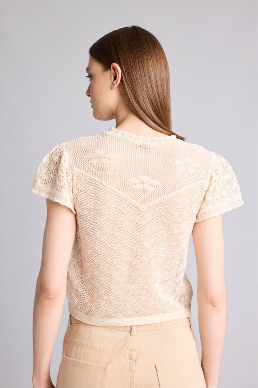 Women Ecru Regular Fit Pullover