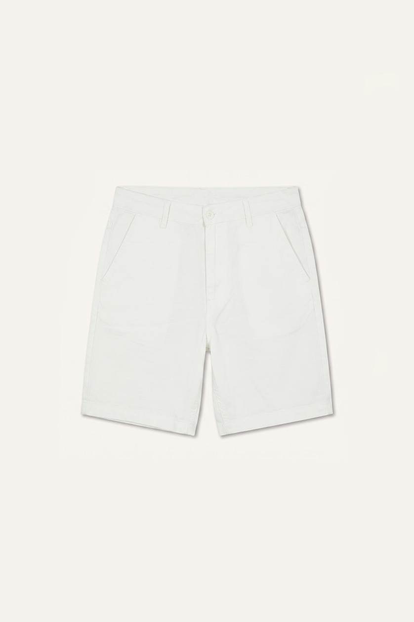 Erkek Ekru Relaxed Fit Bermuda Şort