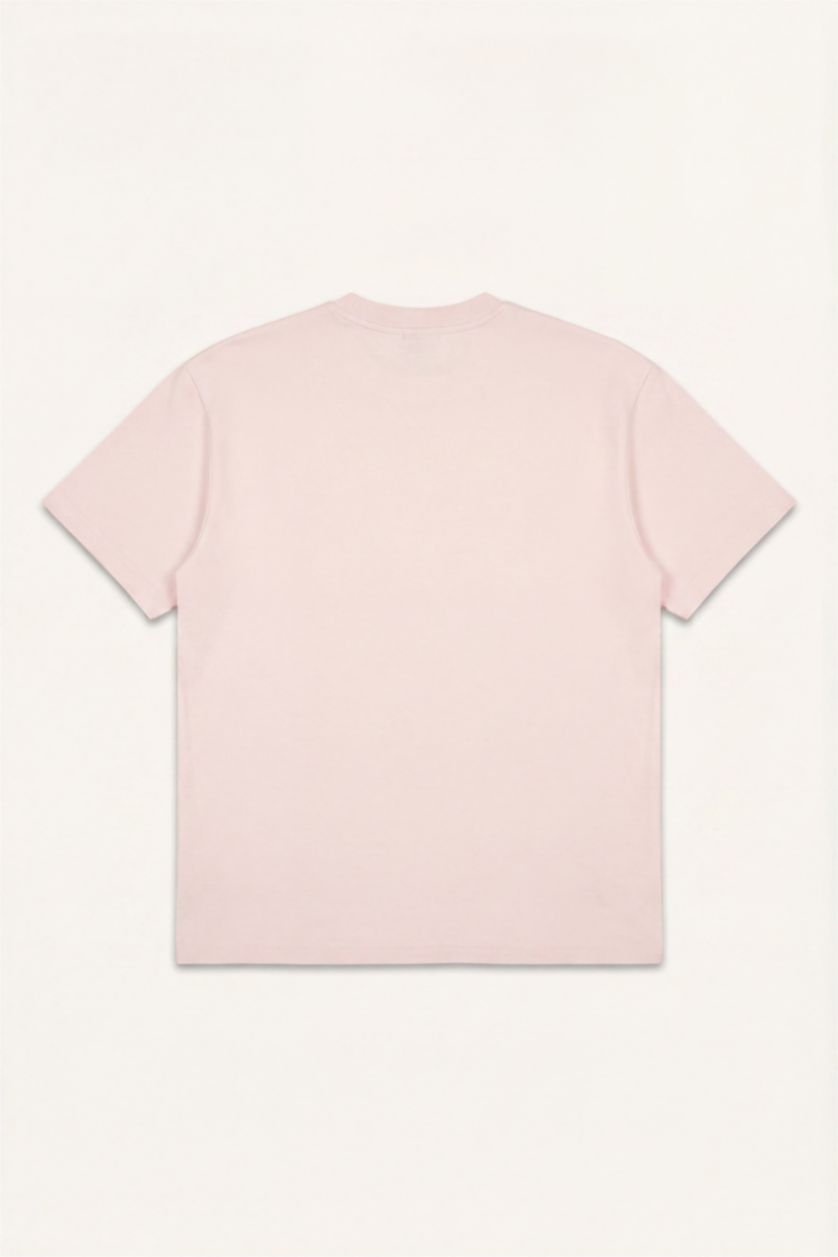 Young Girls - Teen Girls Light Pink Oversize Fit Short Sleeve T-Shirt