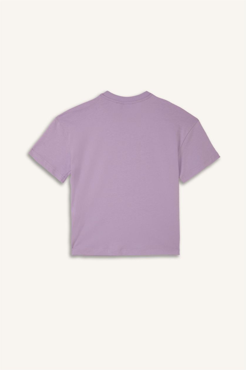 GIRLS & TEENS Lilac Girl 100% Cotton Kpop - Demon Hunters Relax Fit T-Shirt