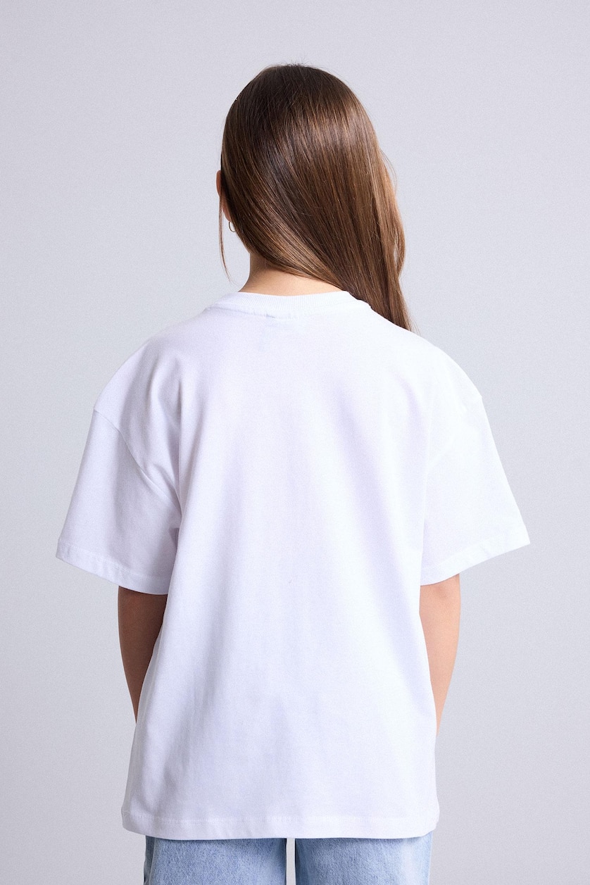 Young Girls - Teen Girls White Girl Kpop - Demon Hunters Oversize Crew Neck Short Sleeve T-Shirt