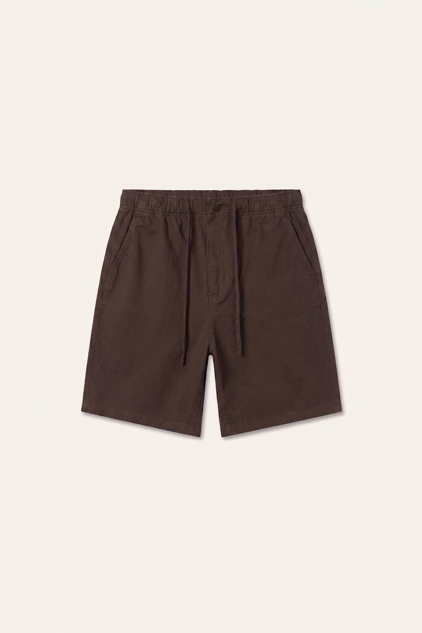 Men Brown Baggy Fit Shorts