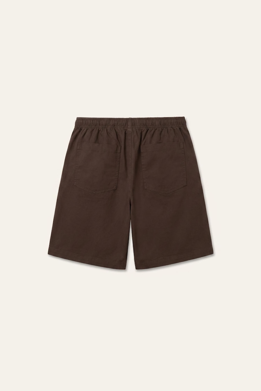 Men Brown Baggy Fit Shorts
