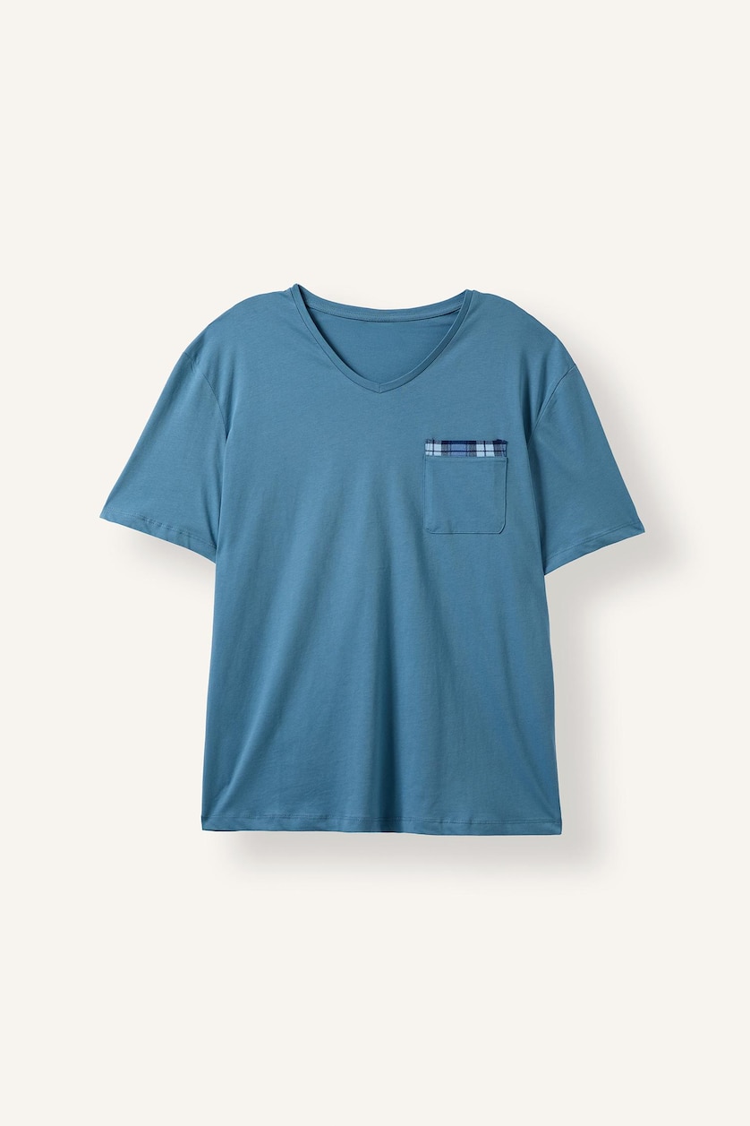 MAN Blue New Regular Fit Short Sleeve 2 Piece Set