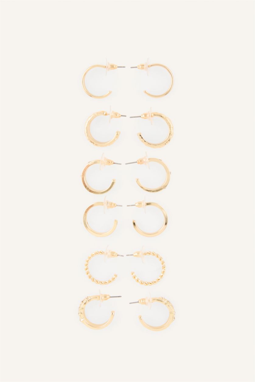 Women Altın 6 piece Earring