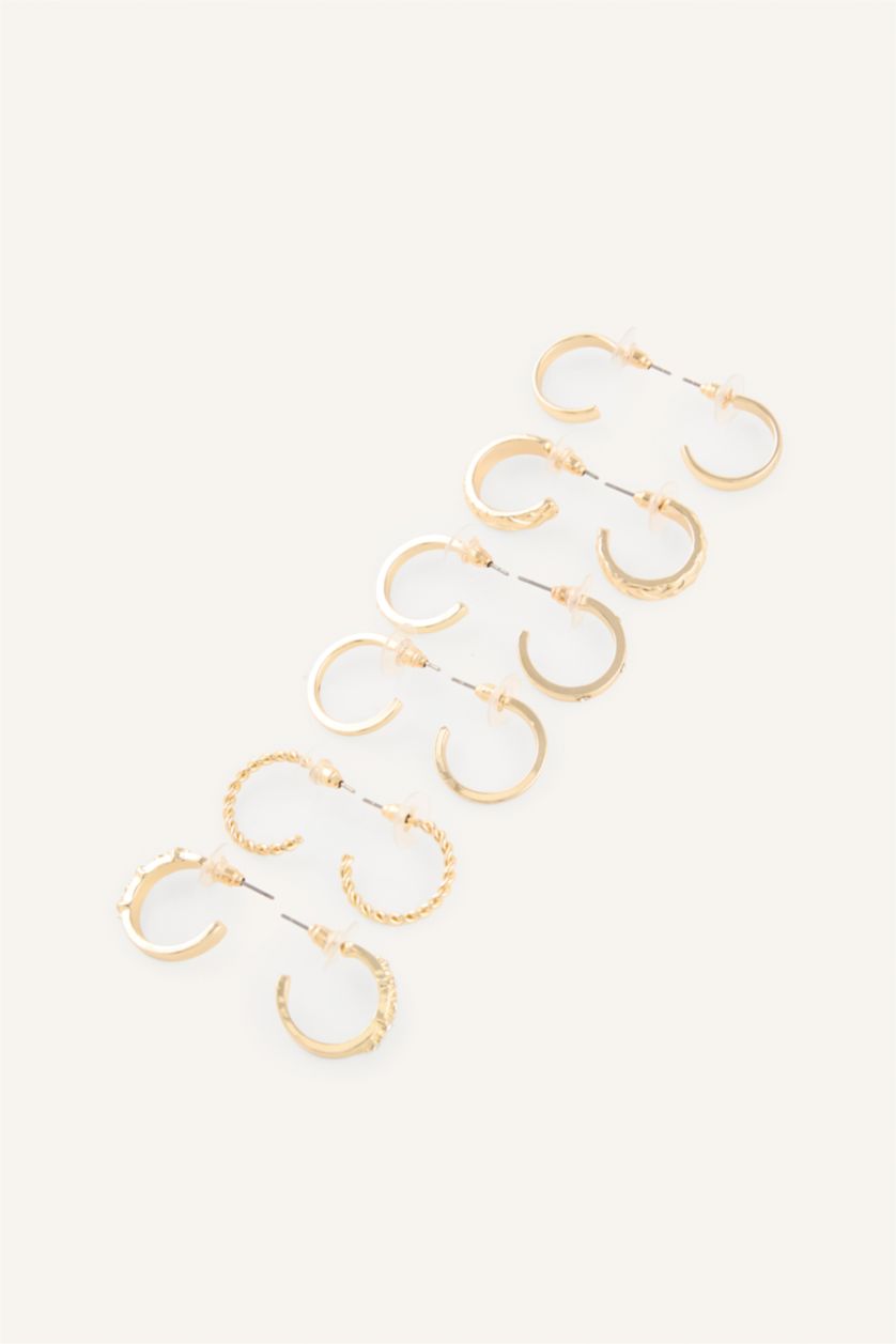 Women Altın 6 piece Earring
