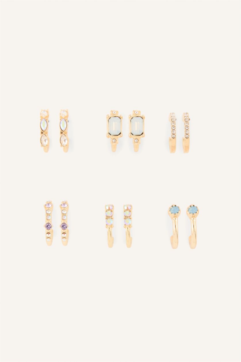 Women Altın 6 piece Earring
