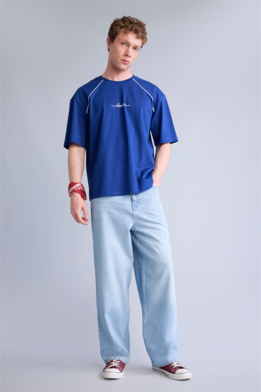 Men Sax Boxy Fit Short Sleeve T-Shirt