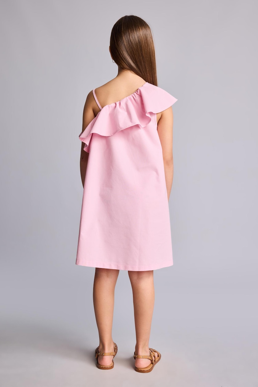 Young Girls - Teen Girls Pink Sleeveless Woven Dress