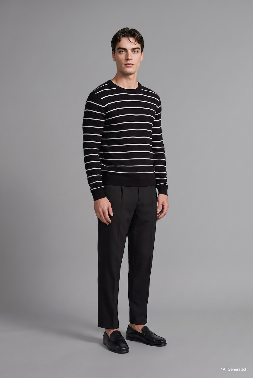 HOMME Noir Pull