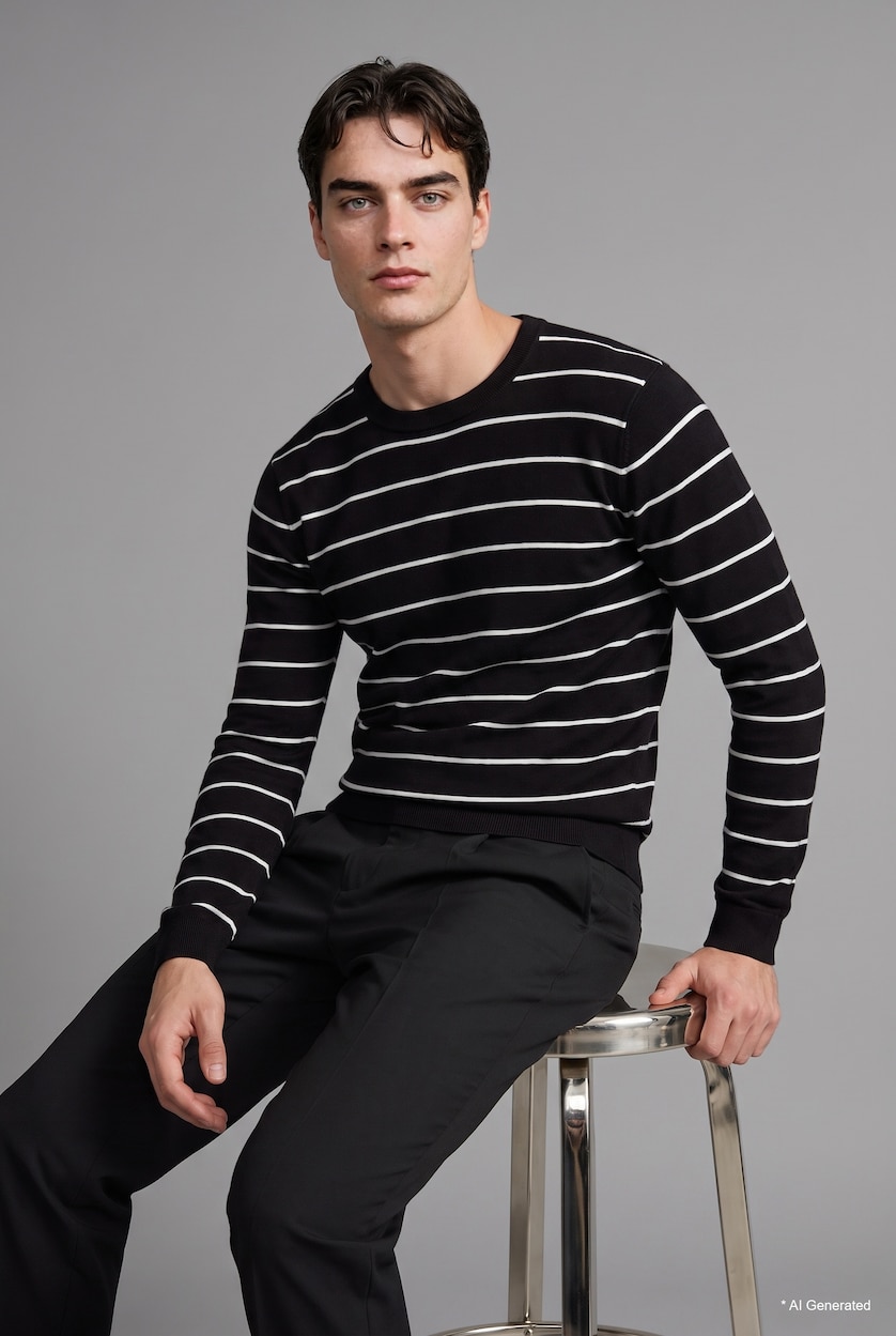 HOMME Noir Pull