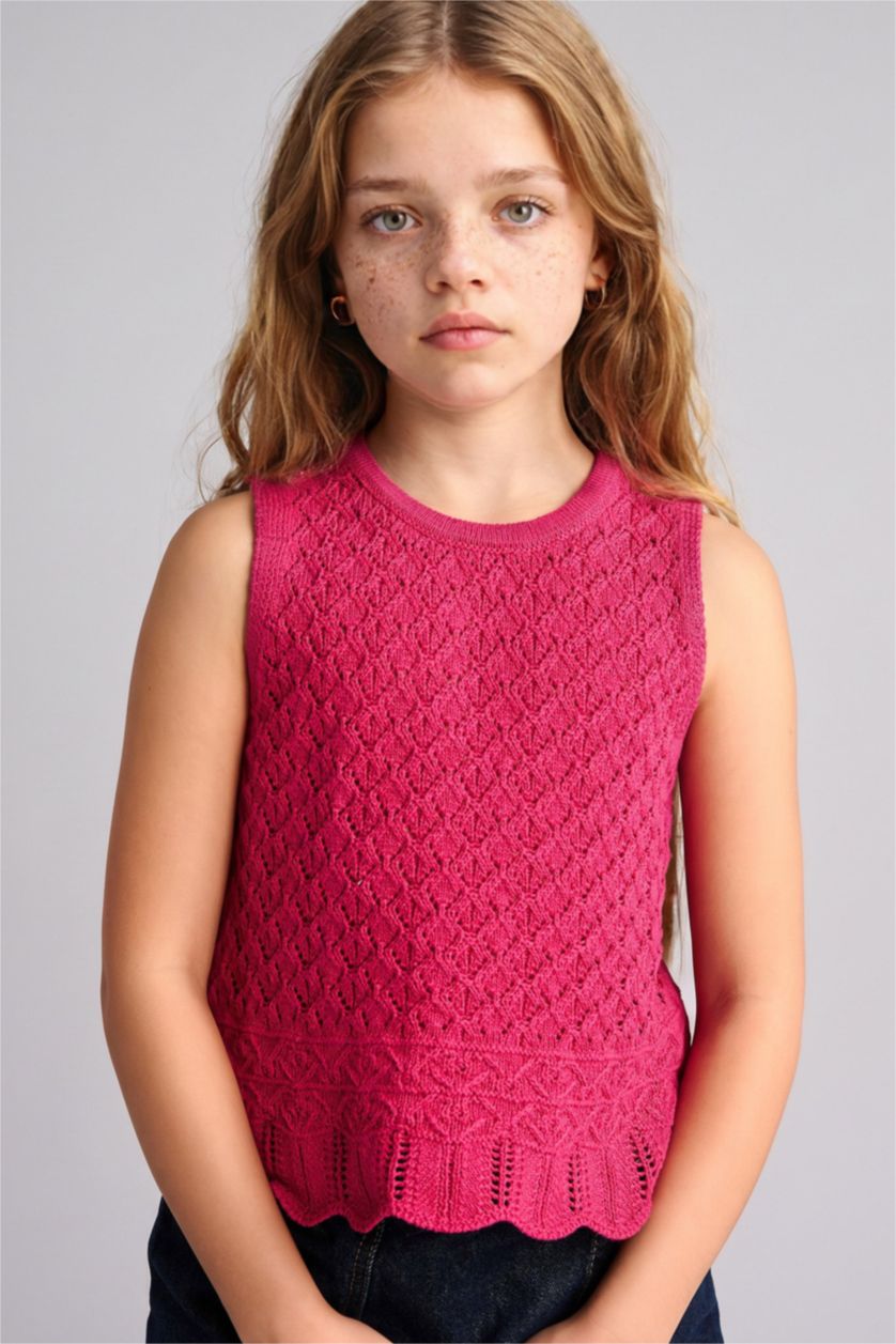 Kız Çocuk - Genç Kız Pembe Atlet Kız Çocuk