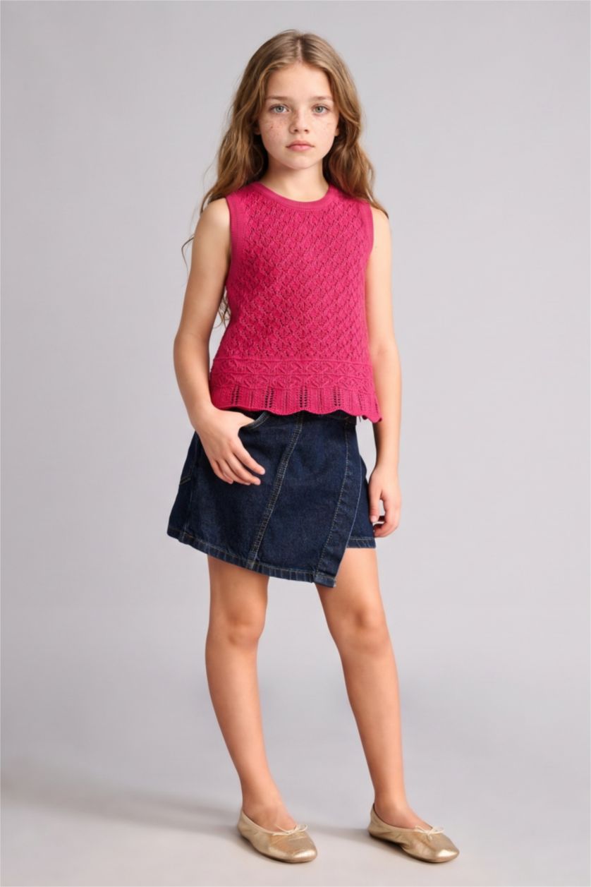 Kız Çocuk - Genç Kız Pembe Atlet Kız Çocuk