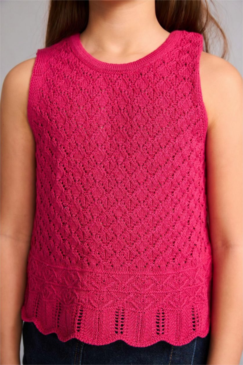 Kız Çocuk - Genç Kız Pembe Atlet Kız Çocuk