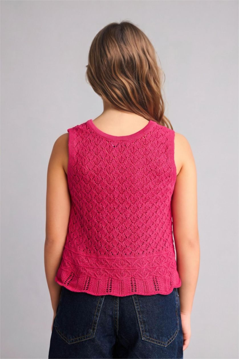 Kız Çocuk - Genç Kız Pembe Atlet Kız Çocuk