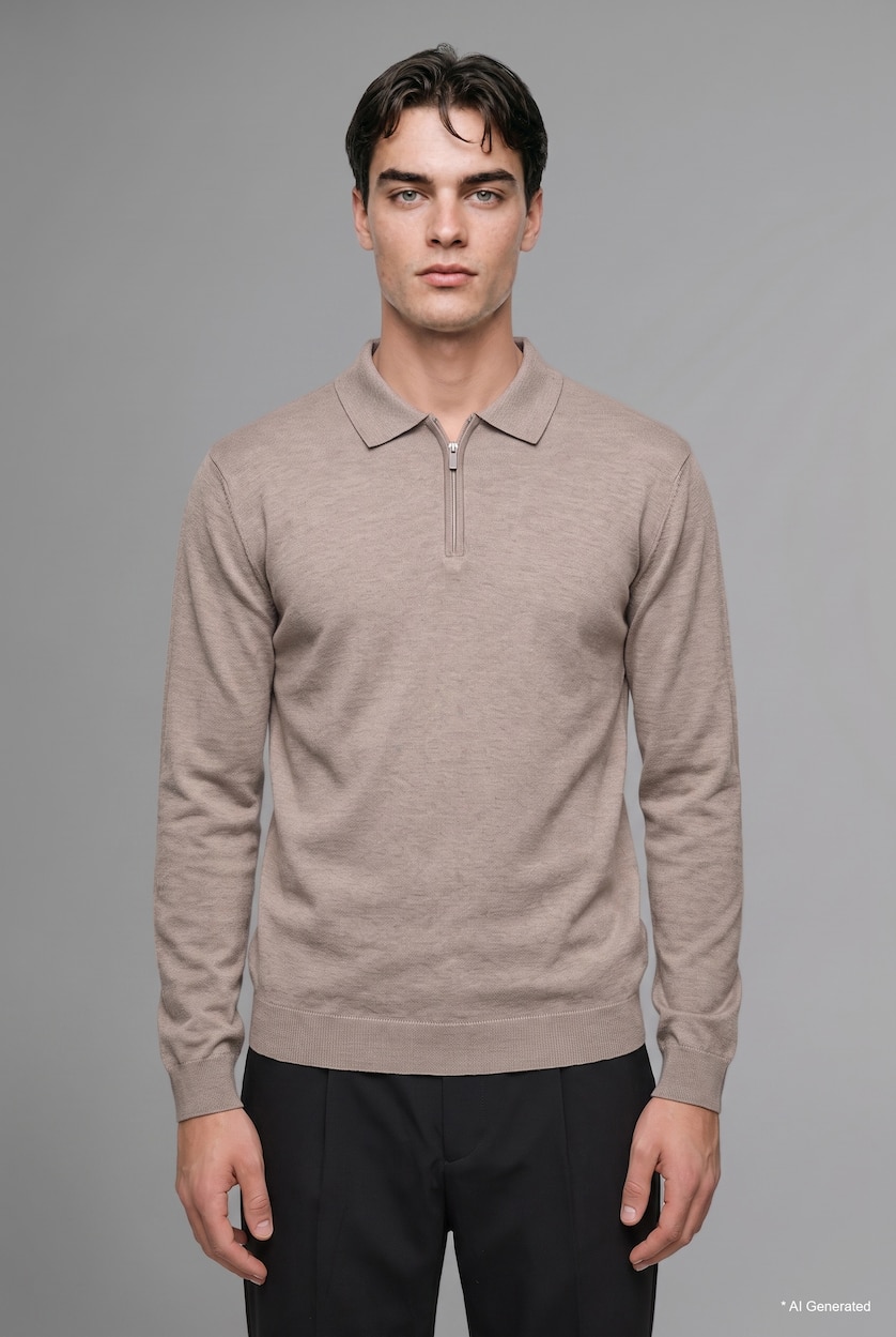 HOMME Beige Pull