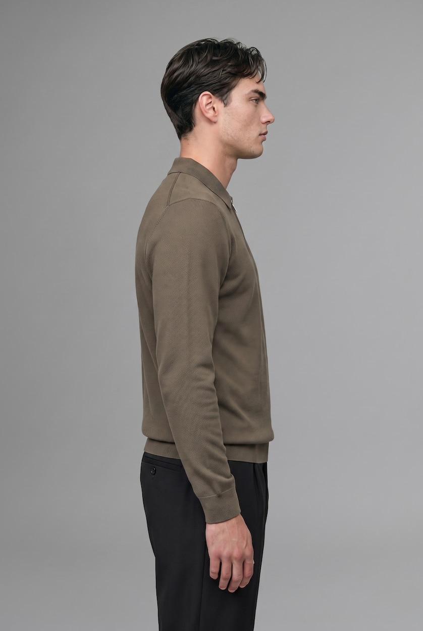 Man Khaki Pullover