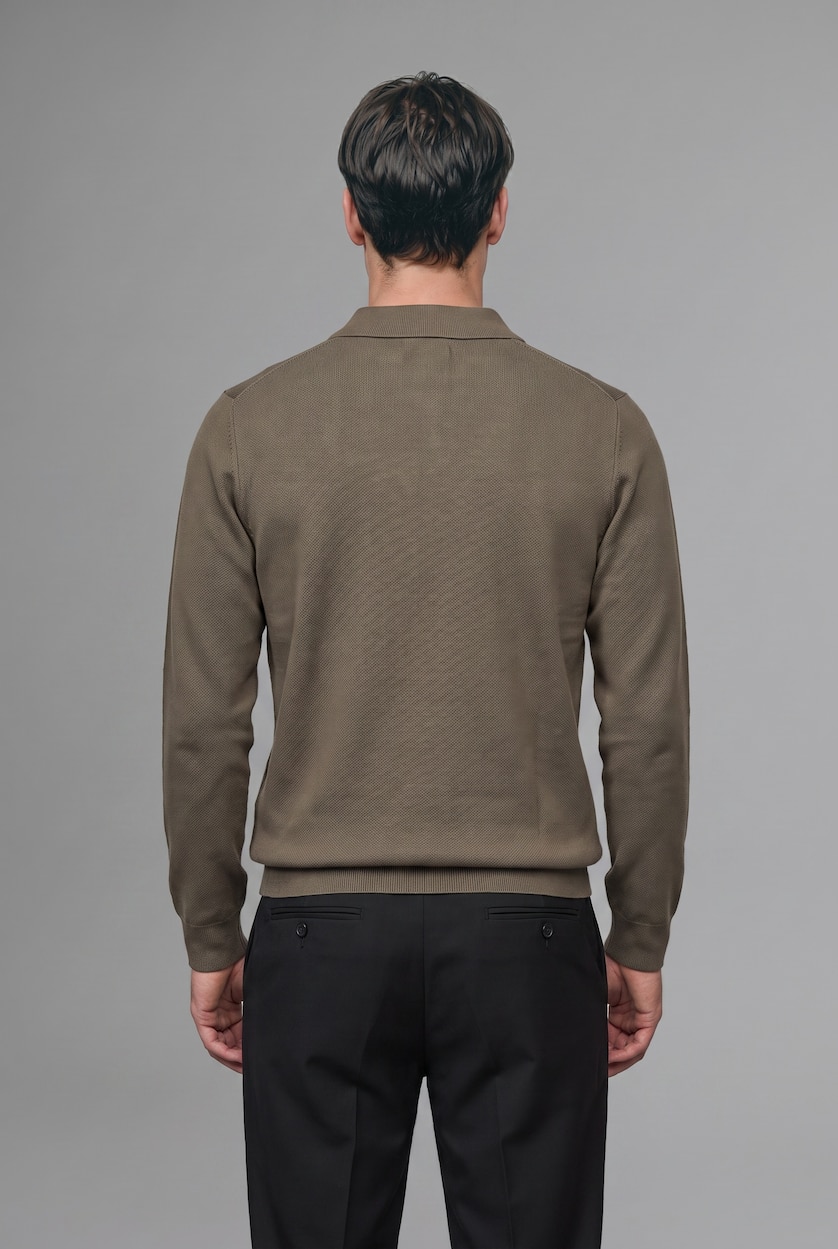 Man Khaki Pullover