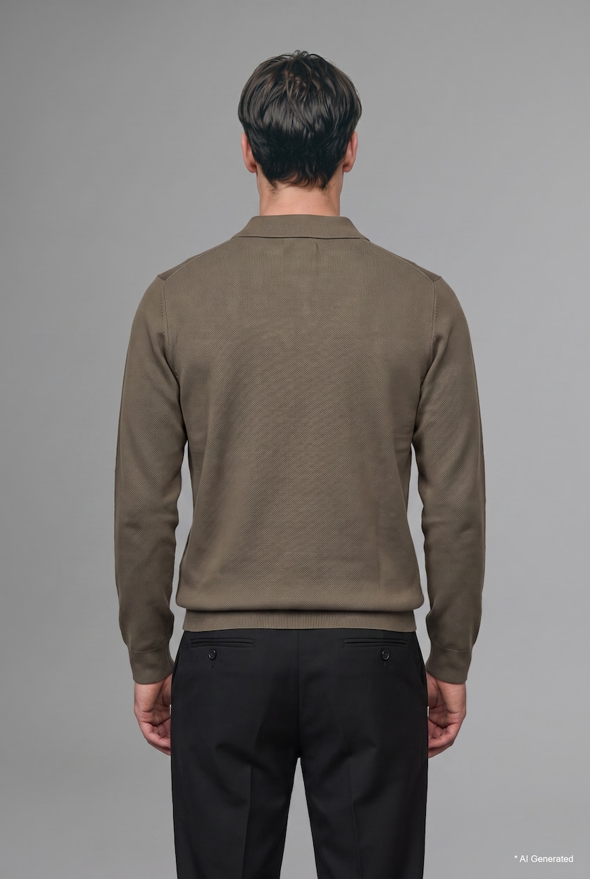 HOMME Kaki Pull