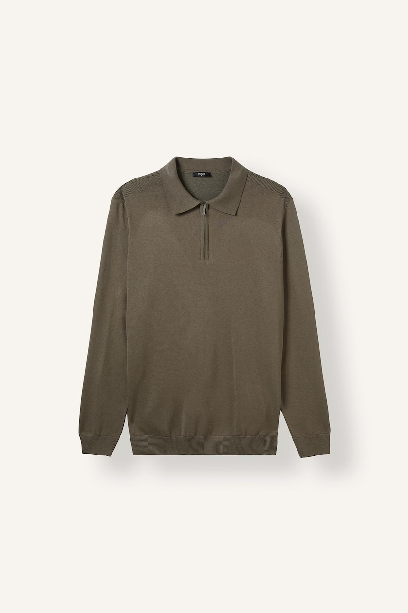 Man Khaki Pullover