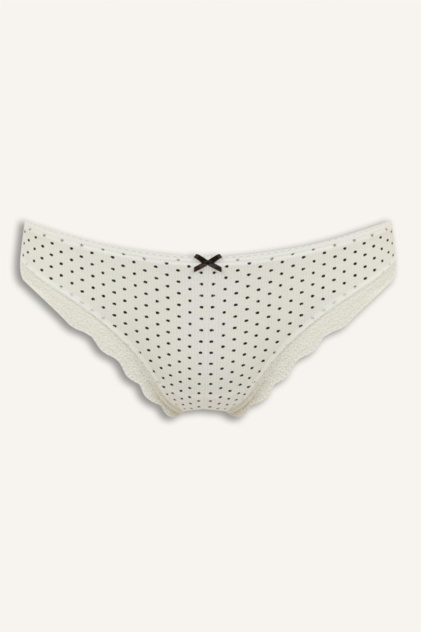 Kadın Siyah Ribana 3'Lü Külot Set