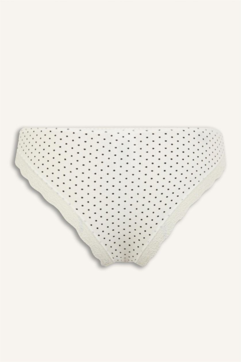 Kadın Siyah Ribana 3'Lü Külot Set