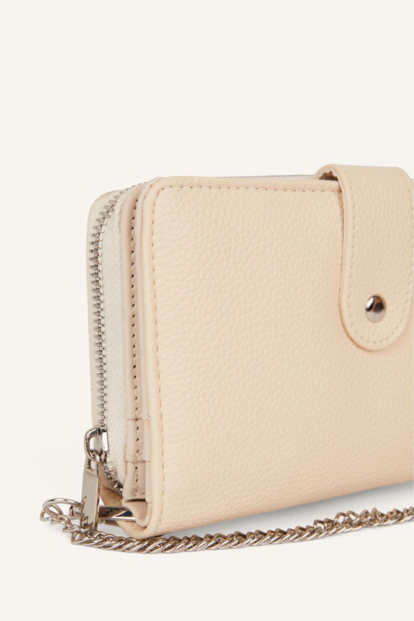WOMAN Beige Crossbody Bag