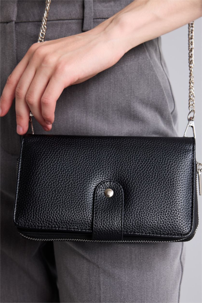 WOMAN Black Crossbody Bag