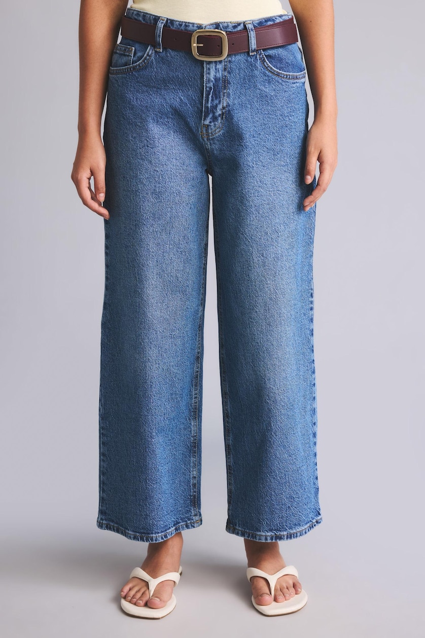 Әйелдерге Көк culotte Шалбар