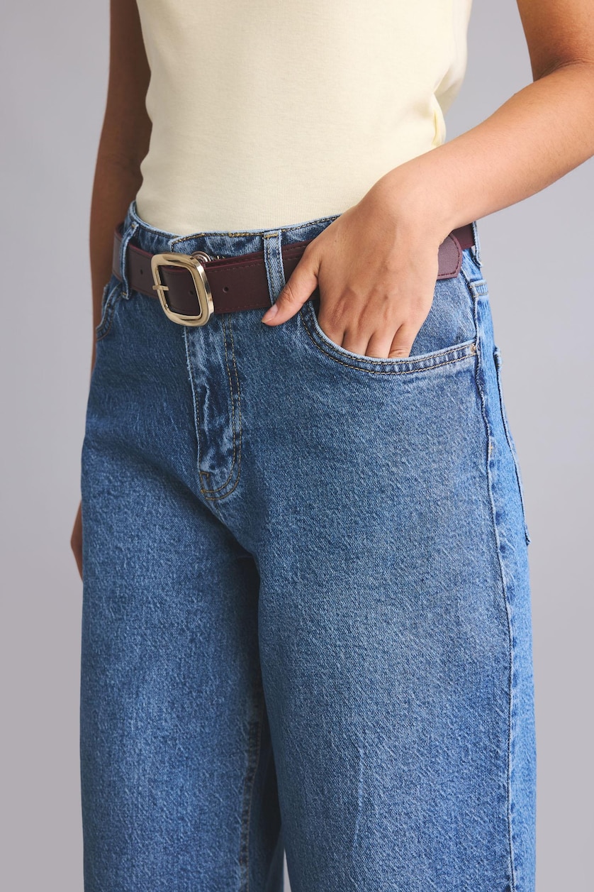 Әйелдерге Көк culotte Шалбар