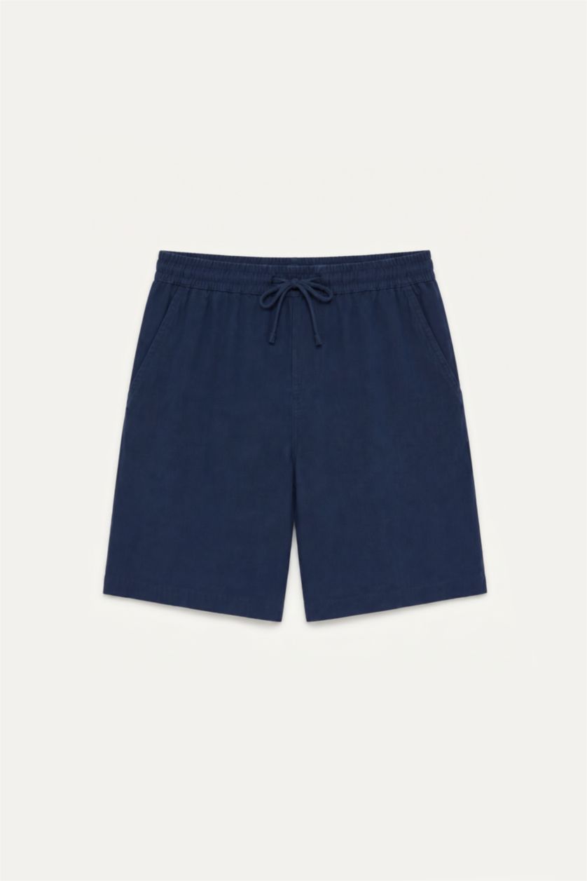 Men NAVY Baggy Fit Bermuda Shorts