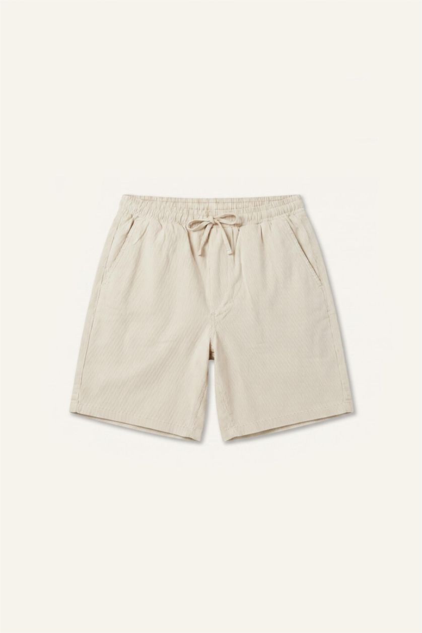 MAN Ecru Relax Fit Shorts