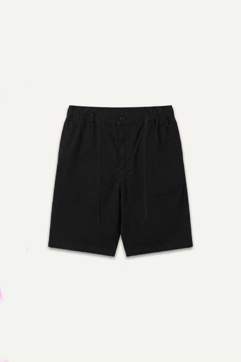 Men Black Relax Fit