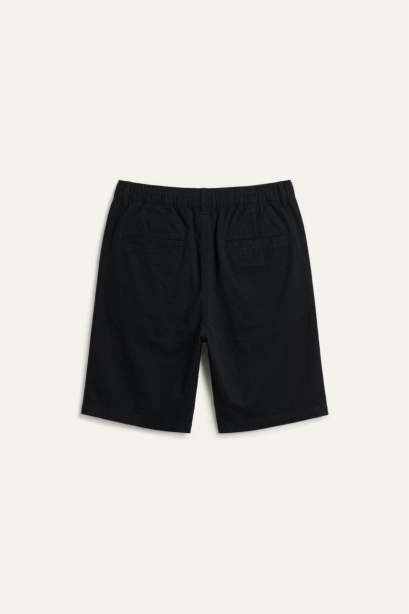 Men Black Relax Fit