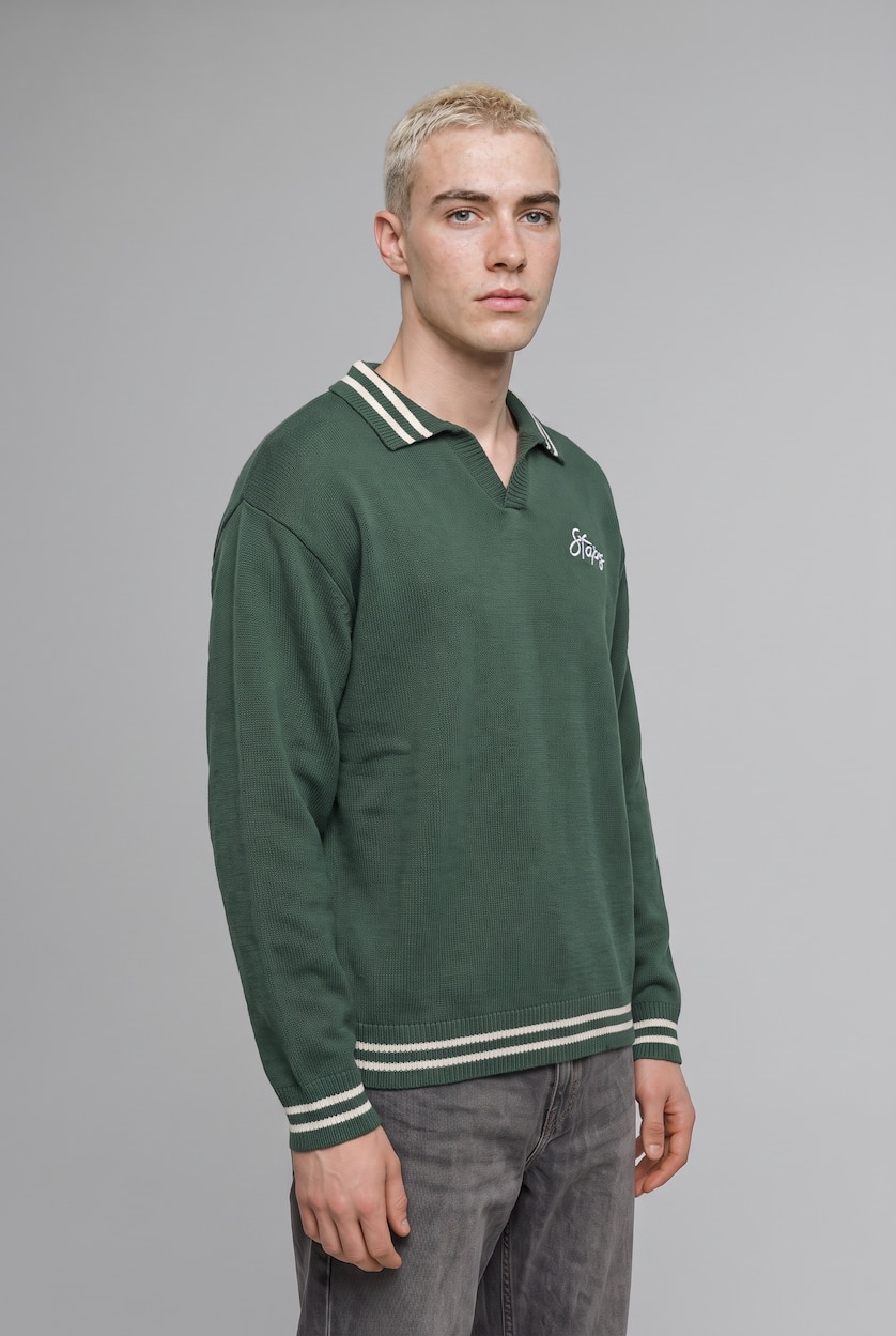 MAN Khaki Knitwear Relax Fit Pullover