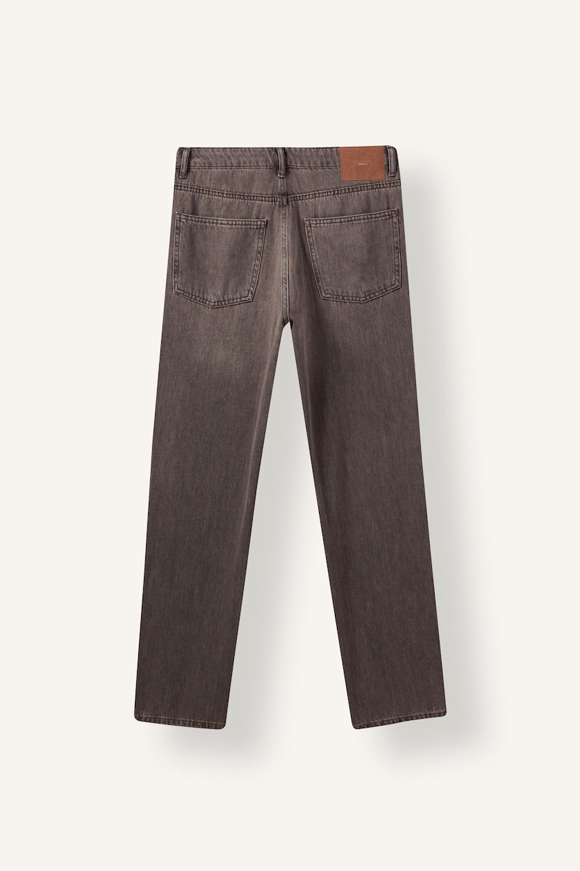 رجال بني فاتح Straight Fit Trousers